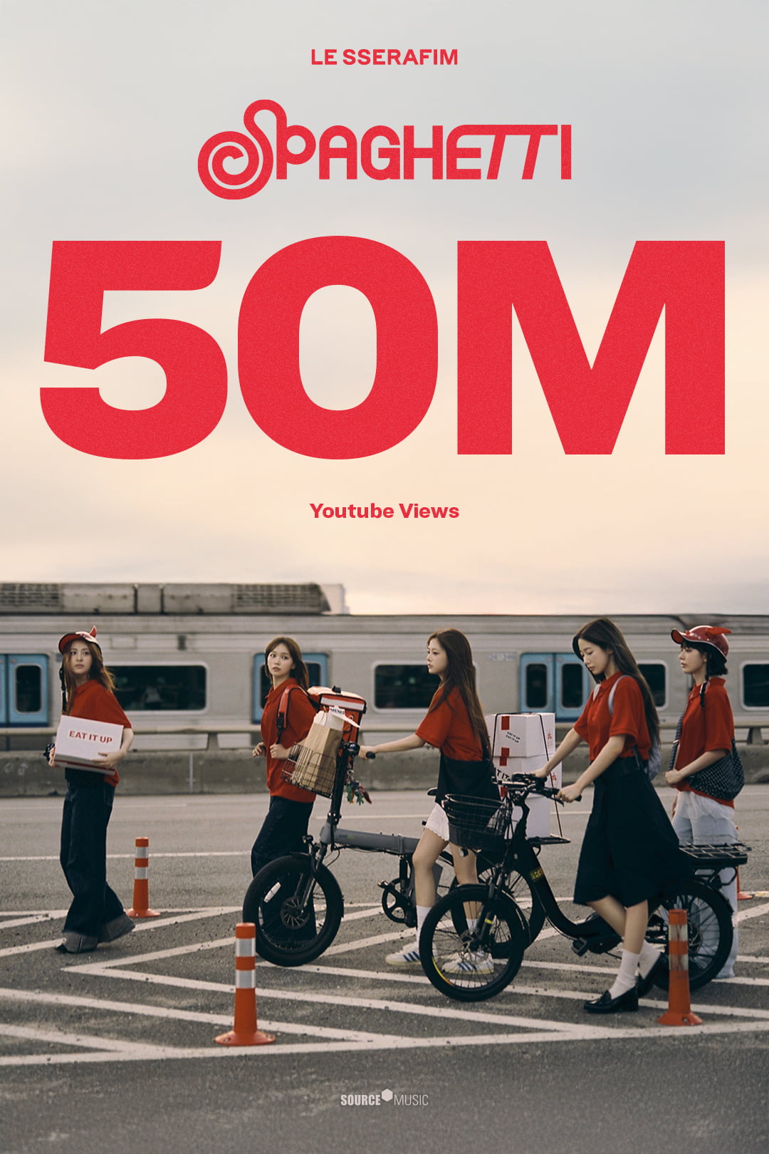 LE SSERAFIM、ビルボードグローバルチャートでロングラン人気を始動