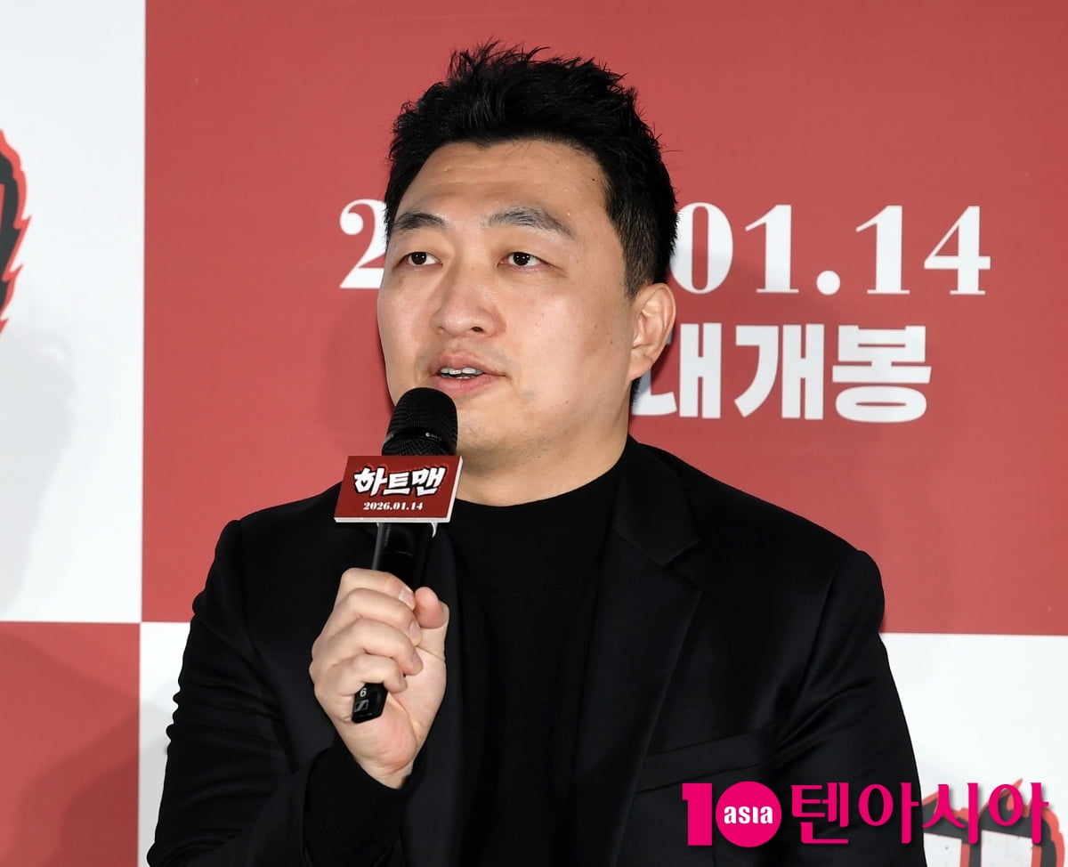 Director Choi Won-seob Attends 'Heartman' Production Report in Seoul