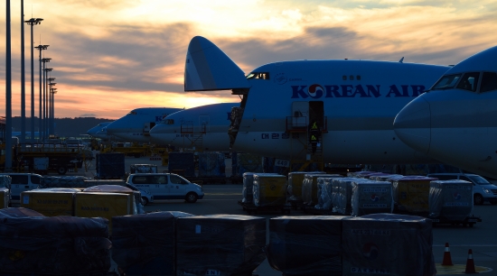 인천국제공항 대한항공 수출 화물