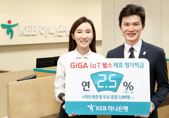 (사진)GiGA IoT 헬스 제휴  정기적금