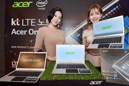 에이서(Acer)와 KT, LTE 노트북 출시