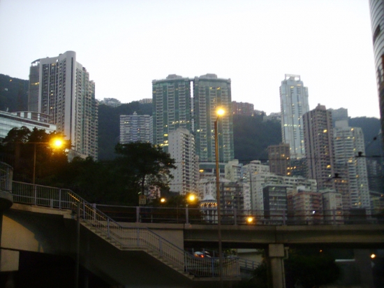 홍콩 센트럴 미드레벨 일대 아파트촌