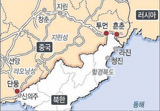 中, 북중러 접경 훈춘에 2022년까지 국제 내륙항 건설